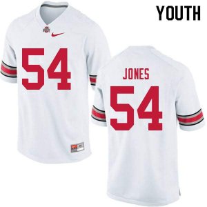 NCAA Ohio State Buckeyes Youth #54 Matthew Jones White Nike Football College Jersey WQB1245RF